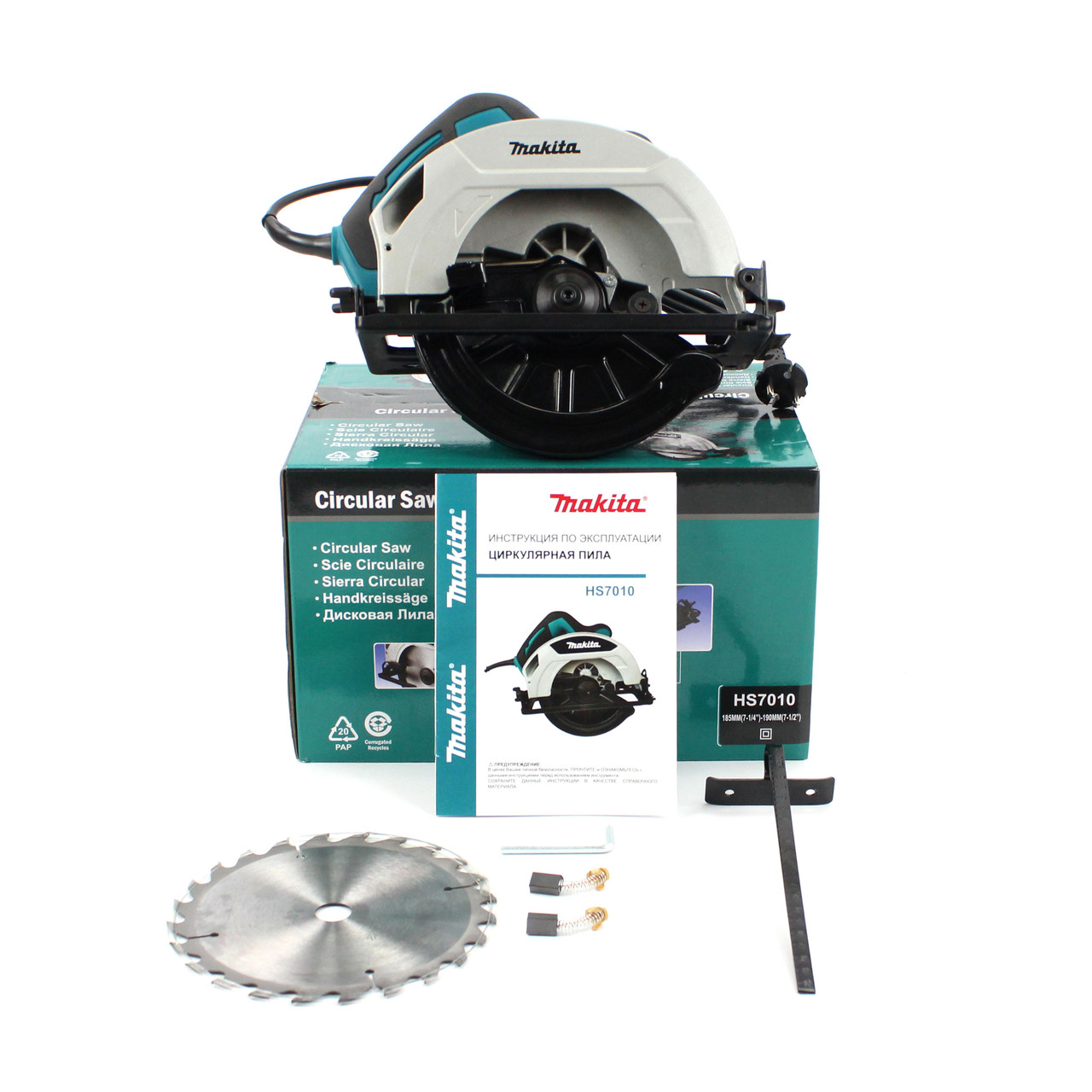 Циркулярна дискова пила Makita HS7010 (1200 Вт, 5300 об/хв). Циркулярка Макіта