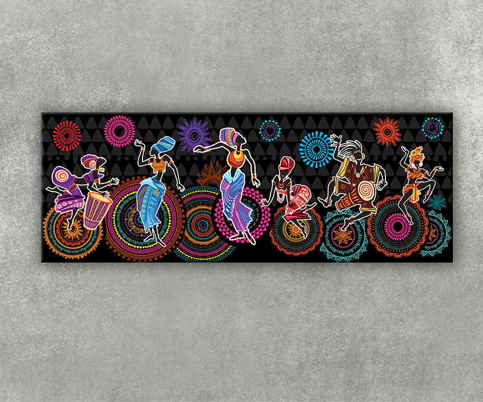 Картина Африканські Танці Екзотичний Декор на Стіну Стильний Подарунок Фешн Картина Мистецтво VE