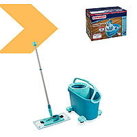 Швабра с ведром круглая На колесах XPRO Mop bucket + mop set червона (43663-_804)