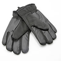 Зимние теплые сенсорные перчатки SPORT, Плащовка + кашемир замшевые, Черные мужские перчатки топ