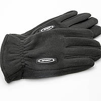 Перчатки мужские флис, Черные зимние сенсорные перчатки, Брендви мужские перчатки Sport топ