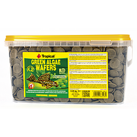 Сухой корм Tropical Green Algae Wafers для травоядных донных рыб, 5 л (хлопья) LE 153982-99