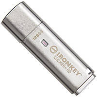 USB флешка Kingston 128GB IronKey Locker Plus 50 AES Encrypted USB 3.2 (IKLP50/128GB)