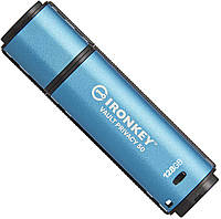 USB флешка Kingston 128GB IronKey Vault Privacy 50 Blue USB 3.2 (IKVP50/128GB)