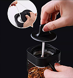 Набір для спецій з ложкою Seasoning bottle set XL-730, Баночки для спецій, Контейнер для зберігання 3 відсіки, фото 7