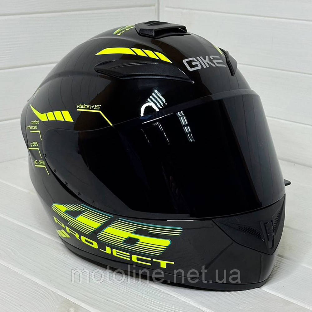 Шолом QIKE 111, 46 Project, чорний, S