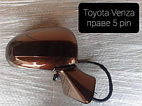 Зеркало Toyota Venza 2009-2016 Правое 5Pin