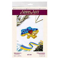 Набір для вишивки бісером прикраси "Моя рідна" AD-224 на натуральному полотні ch ХІТ