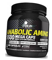 Комплекс Аминокислот для роста мышц Anabolic Amino 5500 Olimp Nutrition 400капс (27283006) .Хит!