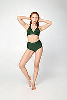 Купальник (Шорты-плавки и Топ) Designed for Fitness Moto Girl Midnight Green XS XE, код: 6627836