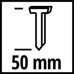 Цвяхи Einhell для цвяхозабивача, 50мм, 3000шт 4137873 smart