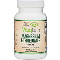 Микроэлемент Магний Double Wood Supplements Magnesium L-Threonate 2000 mg 100 Caps .Хит!