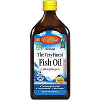 Омега 3 Carlson Labs The Very Finest Fish Oil 500 ml /100 servings/ Lemon .Хит!