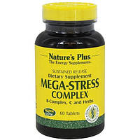 Витаминно-минеральный комплекс Nature's Plus Mega-Stress Complex 60 Tabs .Хит!