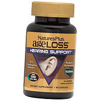 Комплекс для поддержки слуха AgeLoss Hearing Support Nature's Plus 90капс (71375050) .Хит!