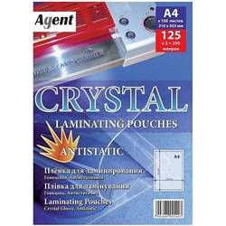 Плівка для ламінування Agent глянц. А4 80мкн. ANTISTATIC 100 шт. 3140012 smart