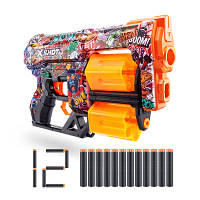 Іграшкова зброя Zuru X-Shot Швидкострільний бластер Skins Dread Sketch (12 патронів) (36517H) KZZ