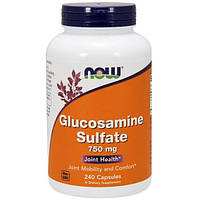 Препарат для суставов и связок NOW Foods Glucosamine Sulfate 750 mg 240 Caps .Хит!