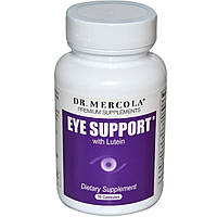 Витамины для глаз с лютеином, Dr. Mercola, Eye Support, 30 капсул (15692) .Хит!