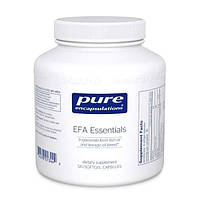 Рыбий жир в триглицеридной форме с маслом огуречника EFA Essentials Pure Encapsulations 120 капсул .Хит!