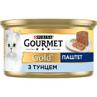 Паштет для кошек Purina Gourmet Gold. С тунцом 85 г 7613031381029 e