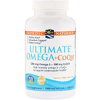 Рыбий жир Nordic Naturals Ultimate Omega + CoQ10 1000 мг 120 капсул (NOR01892) .Хит!