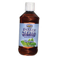 Стевия подсластитель не содержащий калорий Стевия Better Stevia Liquid Glycerite Now Foods 237мл (05128002)