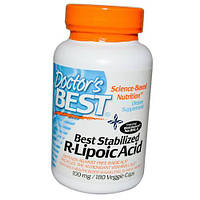 Стабилизированная R-липоевая кислота с BioEnhanced Na-RALA Stabilized R-Lipoic Acid 100 Doctor's Best