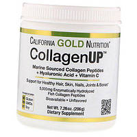 Морской коллаген с Гиалуроновой кислотой Collagen Up California Gold Nutrition 206г Без вкуса (68427001) .Хит!