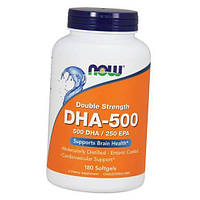 Омега 3 Докозагексаеновая Кислота DHA-500 Now Foods 180гелкапс (67128003) .Хит!