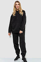 Спортивный костюм женский на флисе Черный 214R104 Ager (104673_796861) XXL XE, код: 8320960