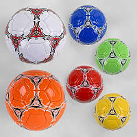 М'яч футбольний РОЗМІР №2, 6 видів, вага 100 грам, матеріал PVC, балон гумовий /180/ C44751 irs