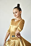 Сукня рейтингова Atelier,сатин вельвет GOLD Модель №26, фото 2
