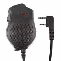 Тангента Baofeng Speaker Mic с двойной кнопкой PTT черный K[, код: 8245610