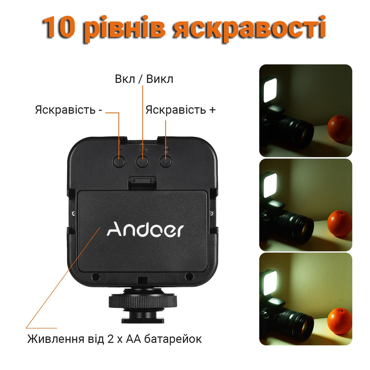 Набор для блогера 3 в 1 Andoer PVK-03 | Стедикам, держатель для смартфона с микрофоном и нака UQ, код: 6746419 - фото 9 - id-p2141495456