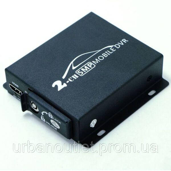 Мобильный AHD видеорегистратор на 2 камеры Pomiacam HD DVR Черный (100399) K[, код: 1512863 - фото 1 - id-p2141491580