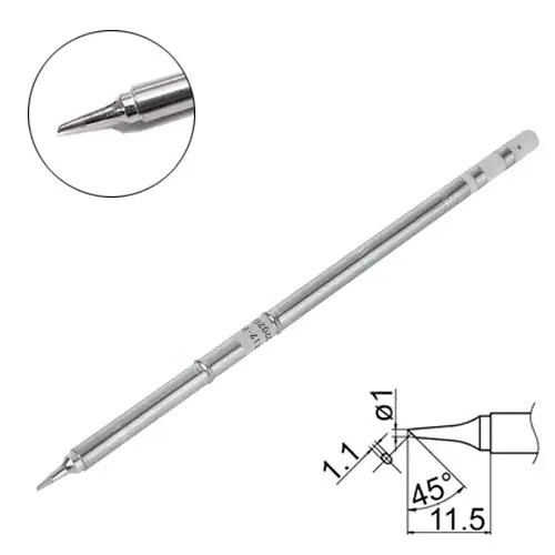 Жало наконечник T12-BC1 Скошений для паяльника паяльної станції Hakko T12