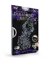Алмазная мозаика Danko Toys Diamond Art Павлин DAR-01-07 ON, код: 8263831