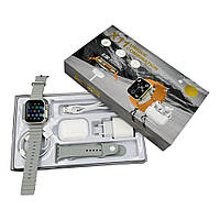 Универсальный набор смарт-гаджетов X11 Smartwatch S8 Ultra 2 ремешка наушники Airpods Pro, зарядные устройства