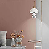 Поворотна 360° WiFi IP камера під патрон лампочки Е27 з прожектором, датчиком руху та ІЧ підсвічуванням, фото 5