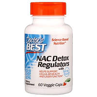 Комплекс для профилактики работы печени Doctor's Best NAC Detox Regulators 60 Veg Caps DRB-00 OP, код: 7676884