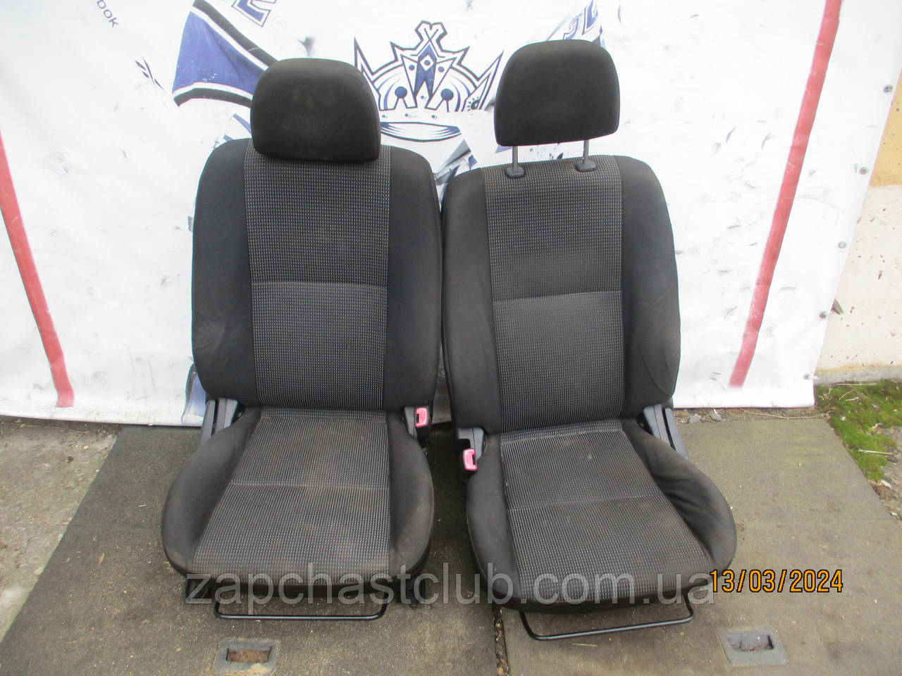 Сидіння передні (пара) 6911A546XA, 6901A842XA, 6911A543XA, 6901A841XA, 6971A015XB, 6971A015XB 99150384 Lancer, фото 1