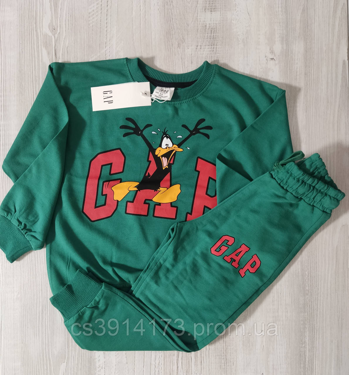 Костюми дитячі GAP зелені Daffy Duck 2-8 років