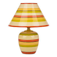 Настольная лампа классическая с абажуром Brille 40W TL-74 Разноцветный ON, код: 7271319