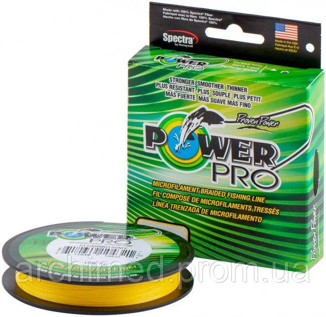 Шнур Power Pro Hi-Vis Yellow 135m 0.23mm 33lb 15.0kg (1013-2266.78.56) ON, код: 8100554 - фото 1 - id-p2141538798