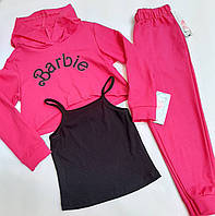 Спортивний дитячий костюм "Барбі" рожевий