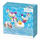 Надувний підстаканник 3 штуки для басейну у вигляді Єдинорога Intex 57506 Утримувач для напоїв плаваючий, фото 8