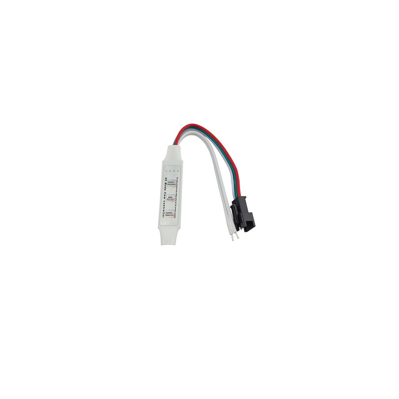 LED контролер SR-BG-3KEY-02 для керування стрічкою 2835-120-IP20-WW/SMART-10-24 (chip UCS1903) 19687