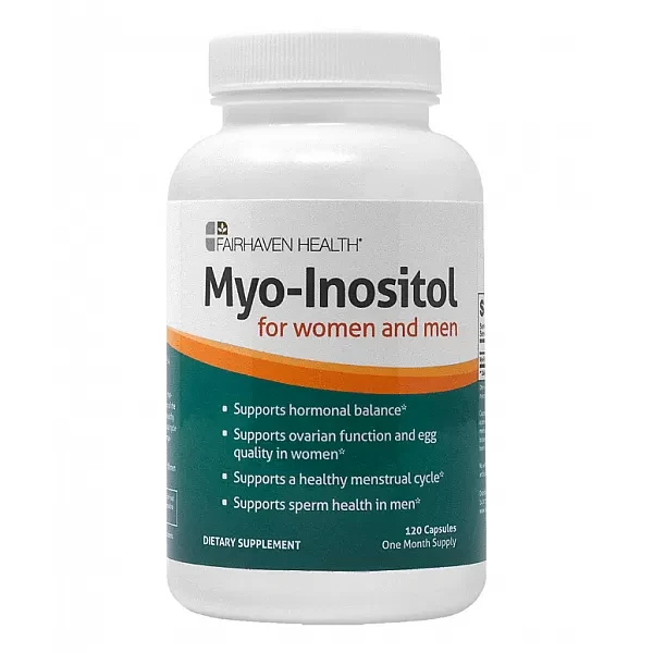 Міо-Інозитол (Myo-Inositol) для жінок та чоловіків Fairhaven Health 120 капсул