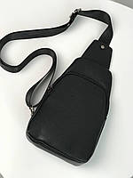 Мужская сумка рюкзак слинг на одно плечо из кожзам Cantrol.